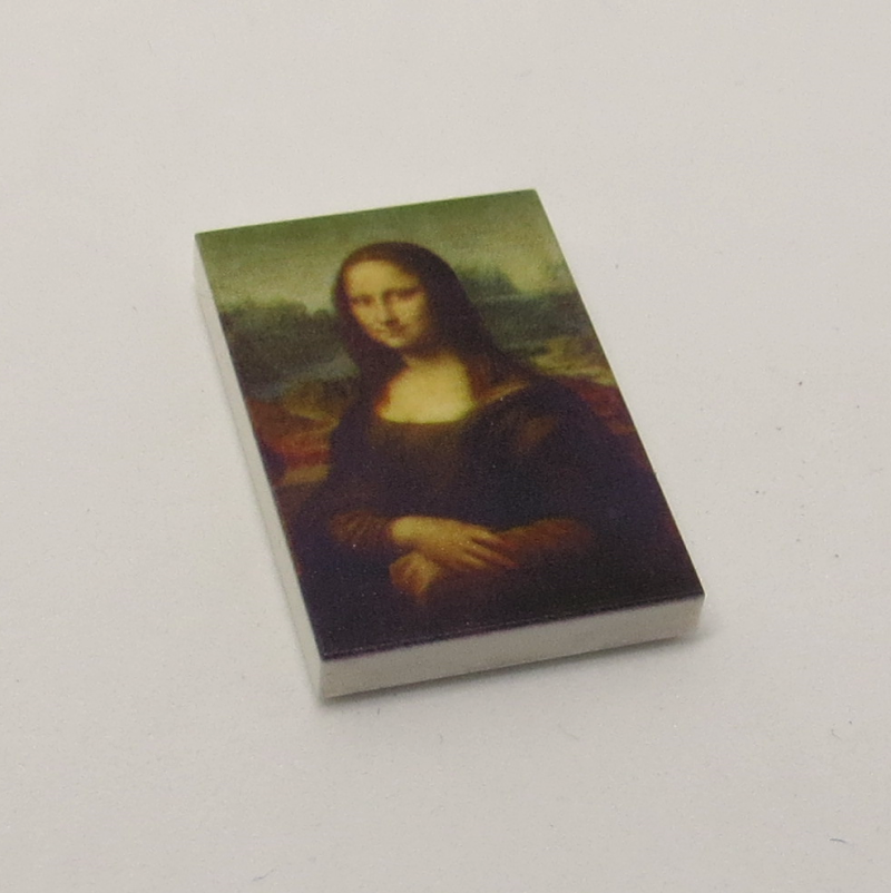 Bild av G023 / 2 x 3 - Fliese Gemälde Lisa