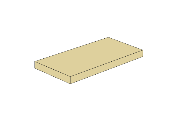 图片 2 x 4 - Fliese Tan