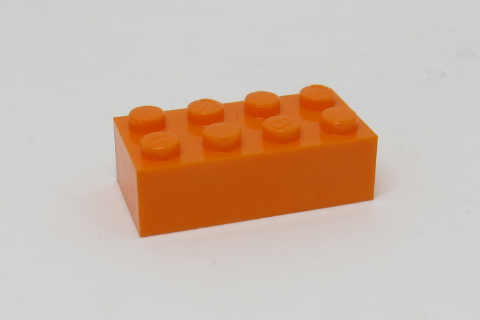 Bild von - 2x4 Stein Orange