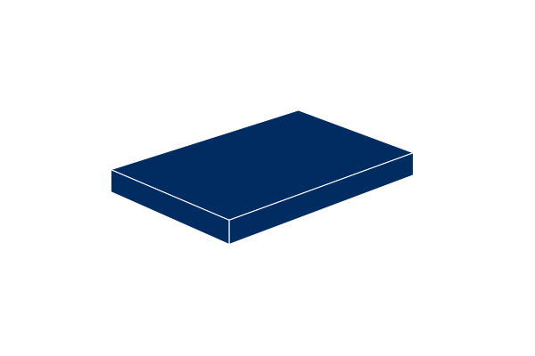 Bild von 2 x 3 - Fliese Dark blue