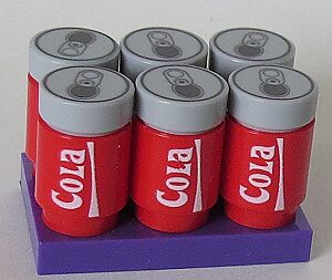 Bild von Cola Sixpack aus LEGO® Steine