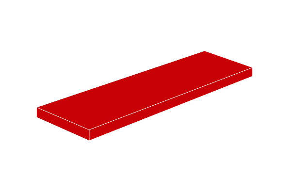 Obraz 2 x 6 - Fliese Red