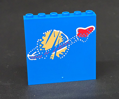 Minifig 40921 Blue Space Panel for Benny