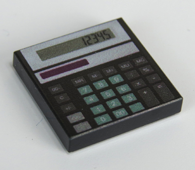 Billede af  2 x 2 - Fliese Taschenrechner