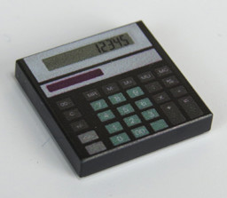 Bild von  2 x 2 - Fliese Taschenrechner