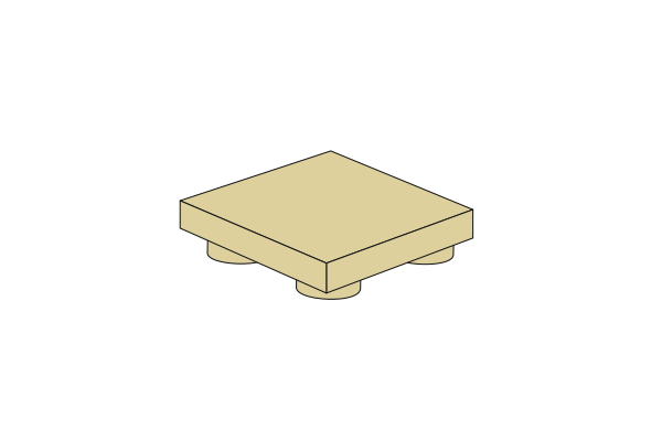 Bild von 2 x 2 - Fliese Inverse Tan