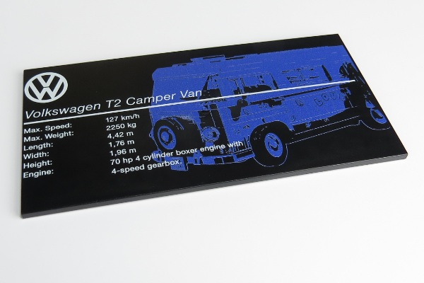 Bild von P130 Plakette 10279 -Camper-