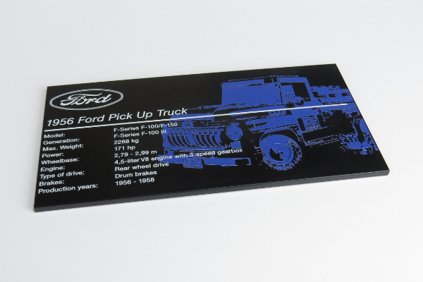 Bild von P131 Plakette 10290 -Pickup-