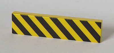 Slika za 1 x 4 - Fliese Yellow Warnbalken